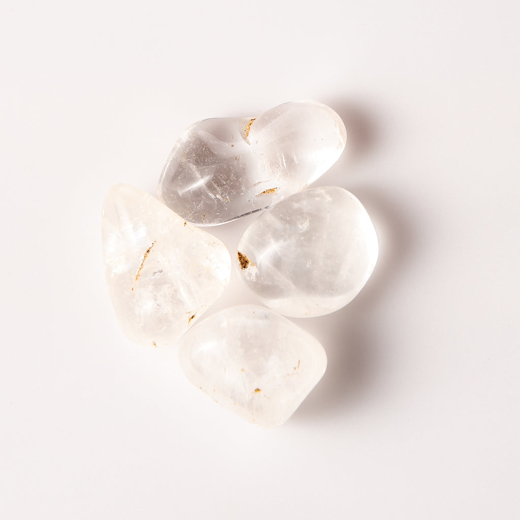 25 Grams of Small Tumbled Clear Quartz Gemstone Crystals