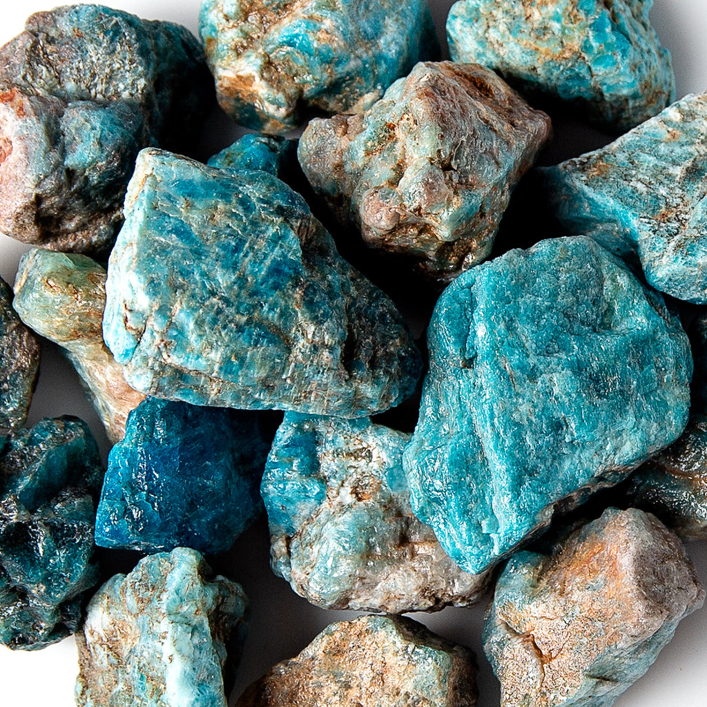 Rough Blue Apatite Natural Unheated Stones