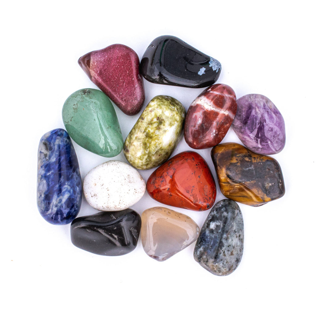50 Grams of Small Tumbled Assorted Gemstone Crystal Mix