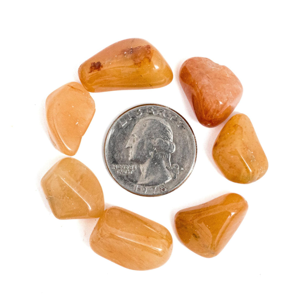 Peach Rocks NEW! Small Tumbled Rocks Peach Quartz | Tree of Life Gems