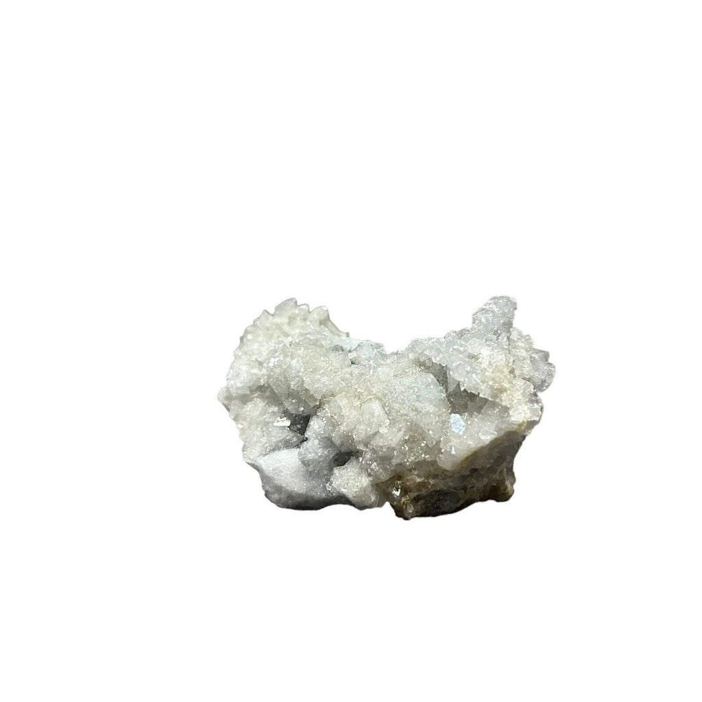 Madagaskarský Celestit Crystal Druzy Sky Blue Mineral Cluster 10,5 oz