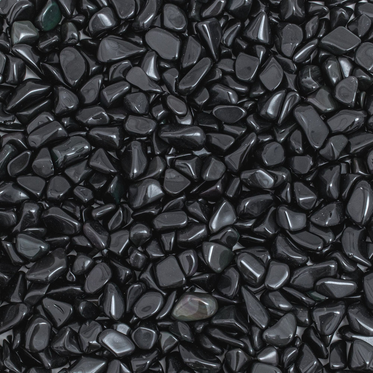NEW! Small Tumbled Rocks Rainbow Obsidian | Tree of Life Gems