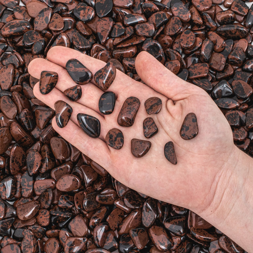 NEW! Small Tumbled Rocks Mahogany Obsidian | Tree of Life Gems