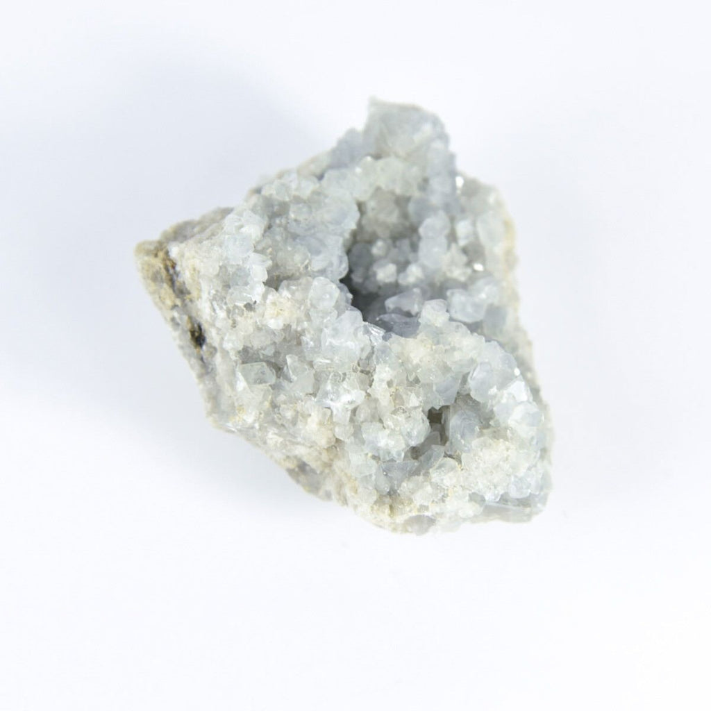 Madagaskar Celestite Crystal druzy cluster obloha Blue Geode Mineral 7,7 oz