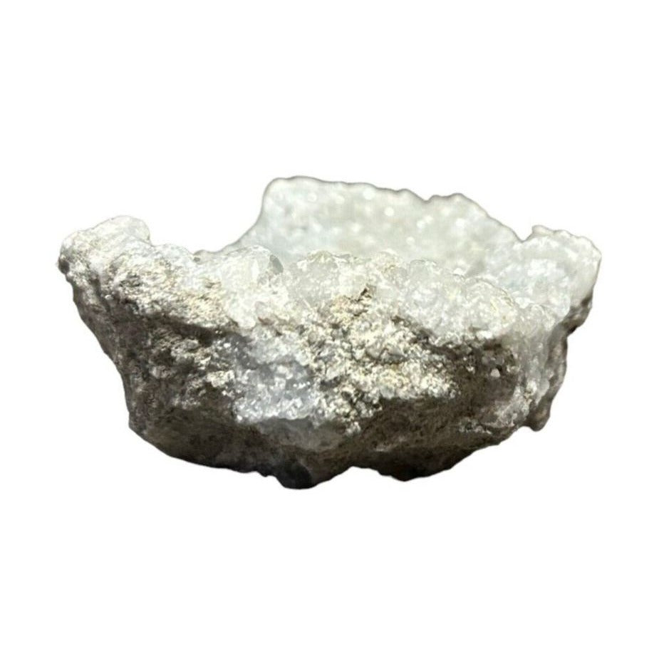 Madagascar Celestite Crystal Druzy Sky Blue Geode Mineral Cluster 6.6oz Gem Rock