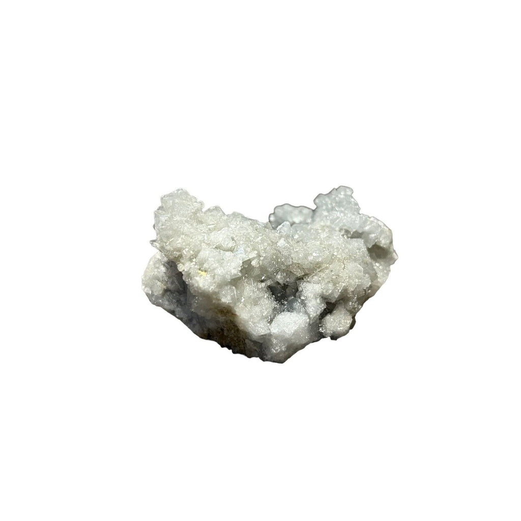 Madagascar Celestite Crystal Druzy Sky Blue Geode Mineral Cluster 10.5oz