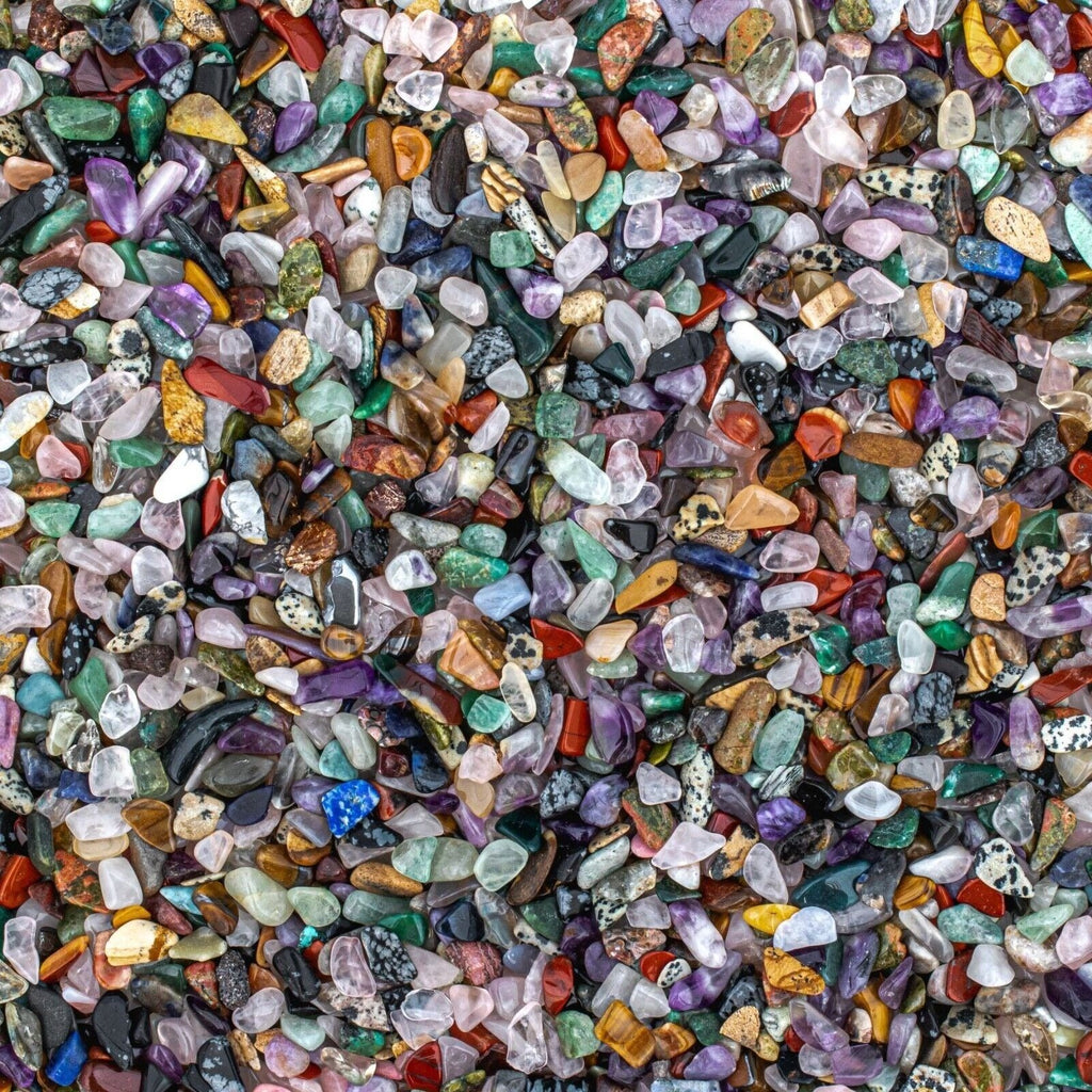 Tumbled Assorted South Africa Gemstone Crystal Chips Bulk 