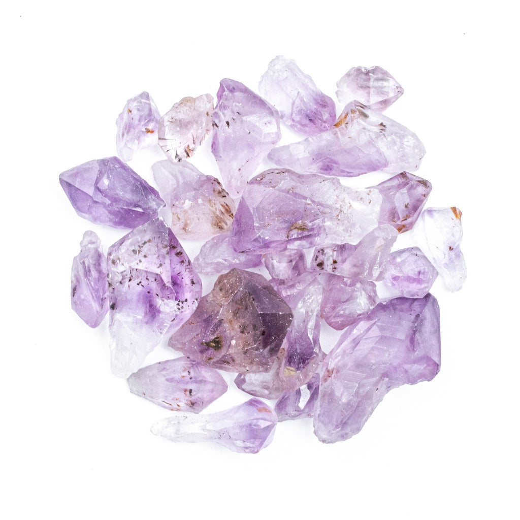 50 Grams of Small Rough/Raw Amethyst Points Gemstone Crystals