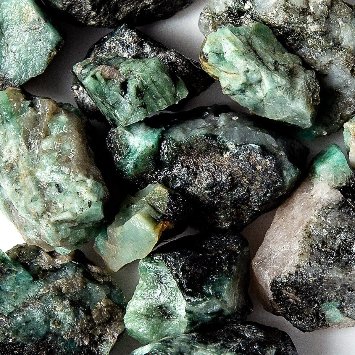 Pokemon Emerald Rough Mixed Size Raw Emerald Rough Gemstones | Tree of Life Gems