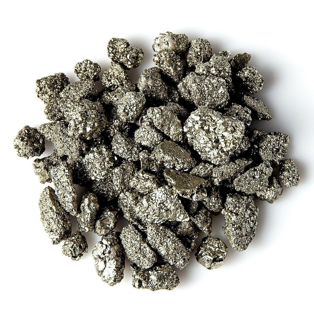 1/4 Pound of Rough/Raw Iron Pyrite Gemstone Crystals