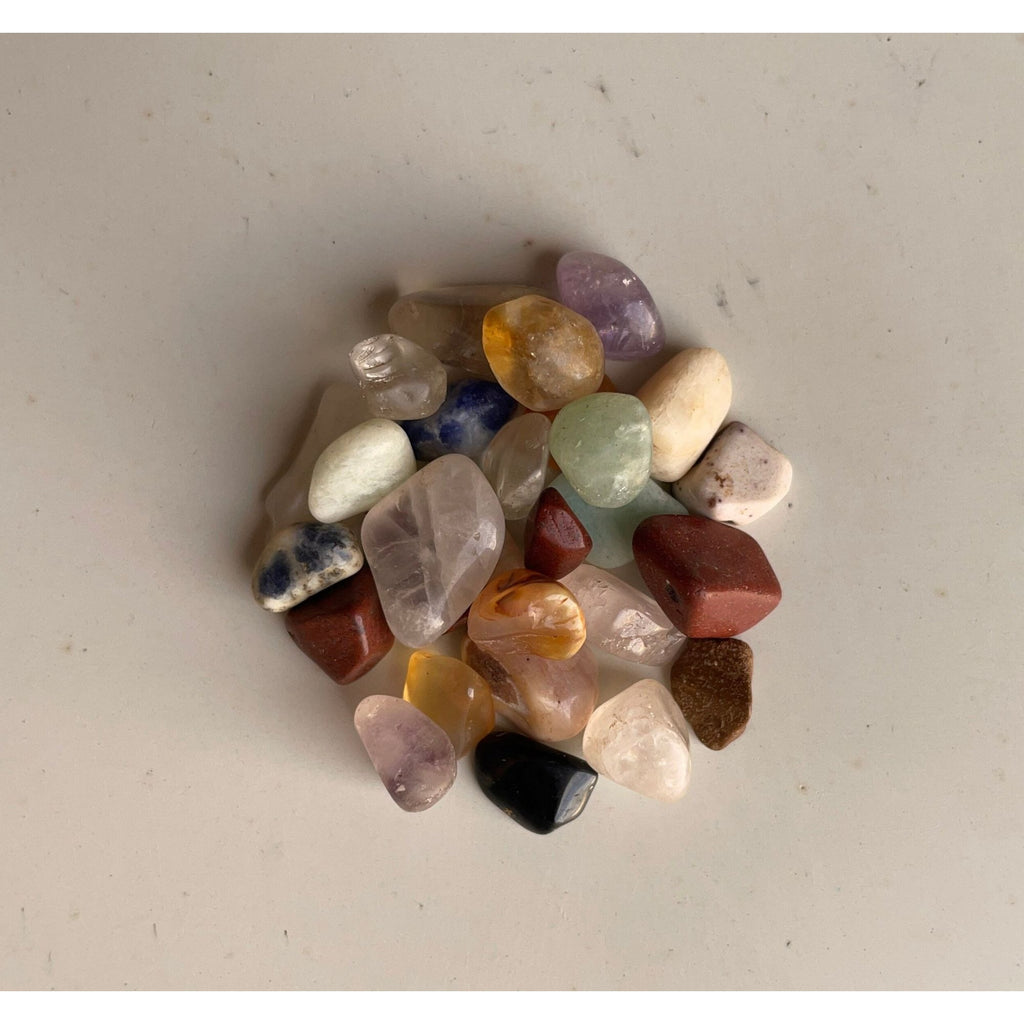 10 Grams of Tumbled Brazil Mix Mini Gemstone Chip Crystals