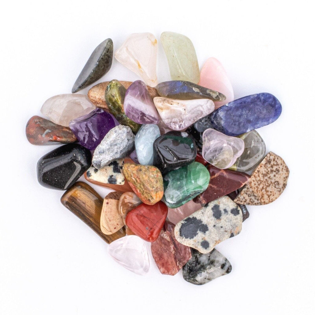 10 Grams of Tumbled Assorted South Africa Gemstone Crystal Chips