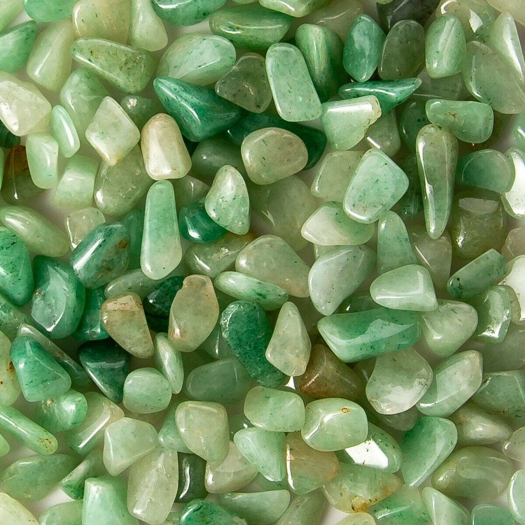 Small Tumbled Green Aventurine Gemstone Crystals Bulk