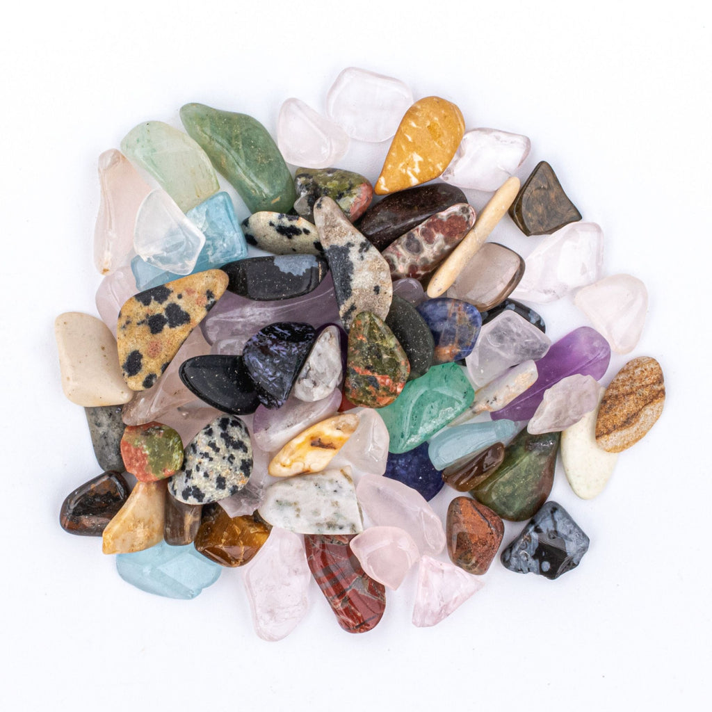 25 Grams of Tumbled Assorted South Africa Gemstone Crystal Chips