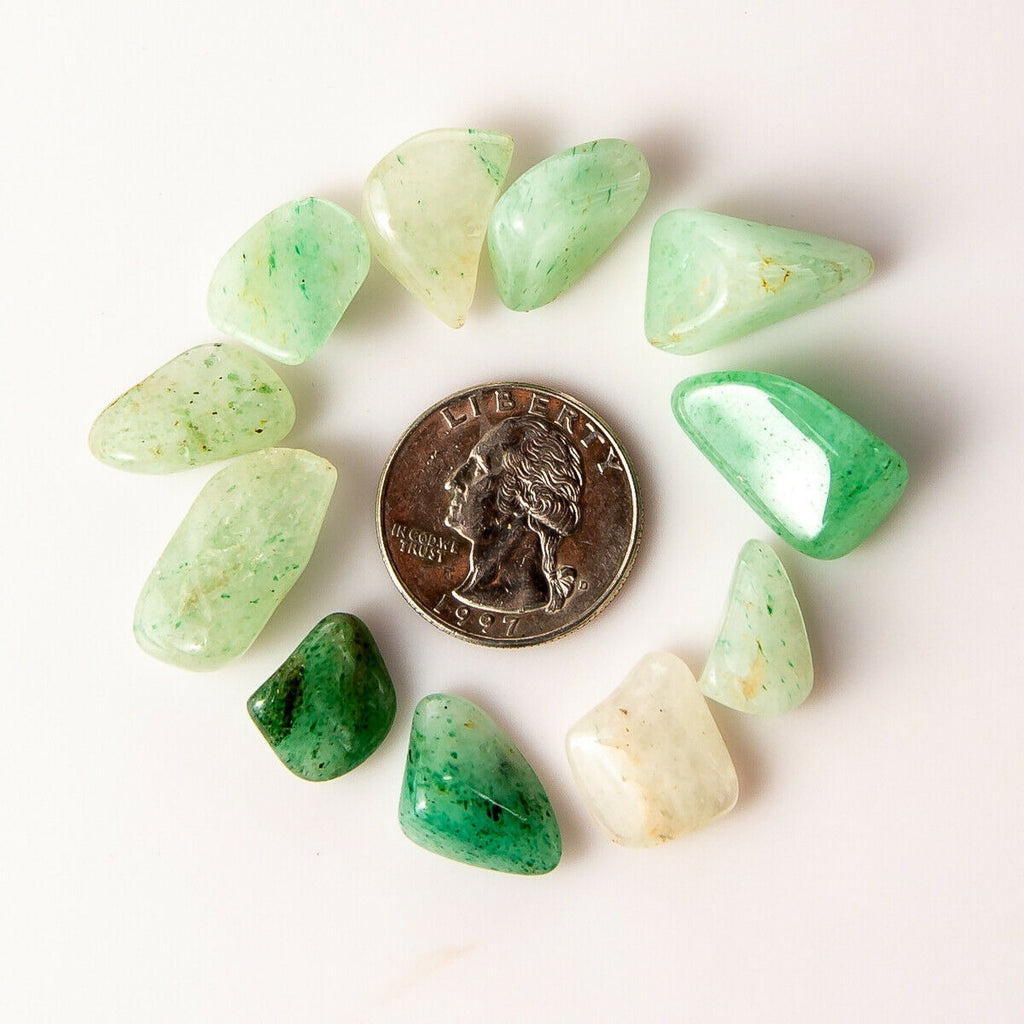 Green citrine stone on sale