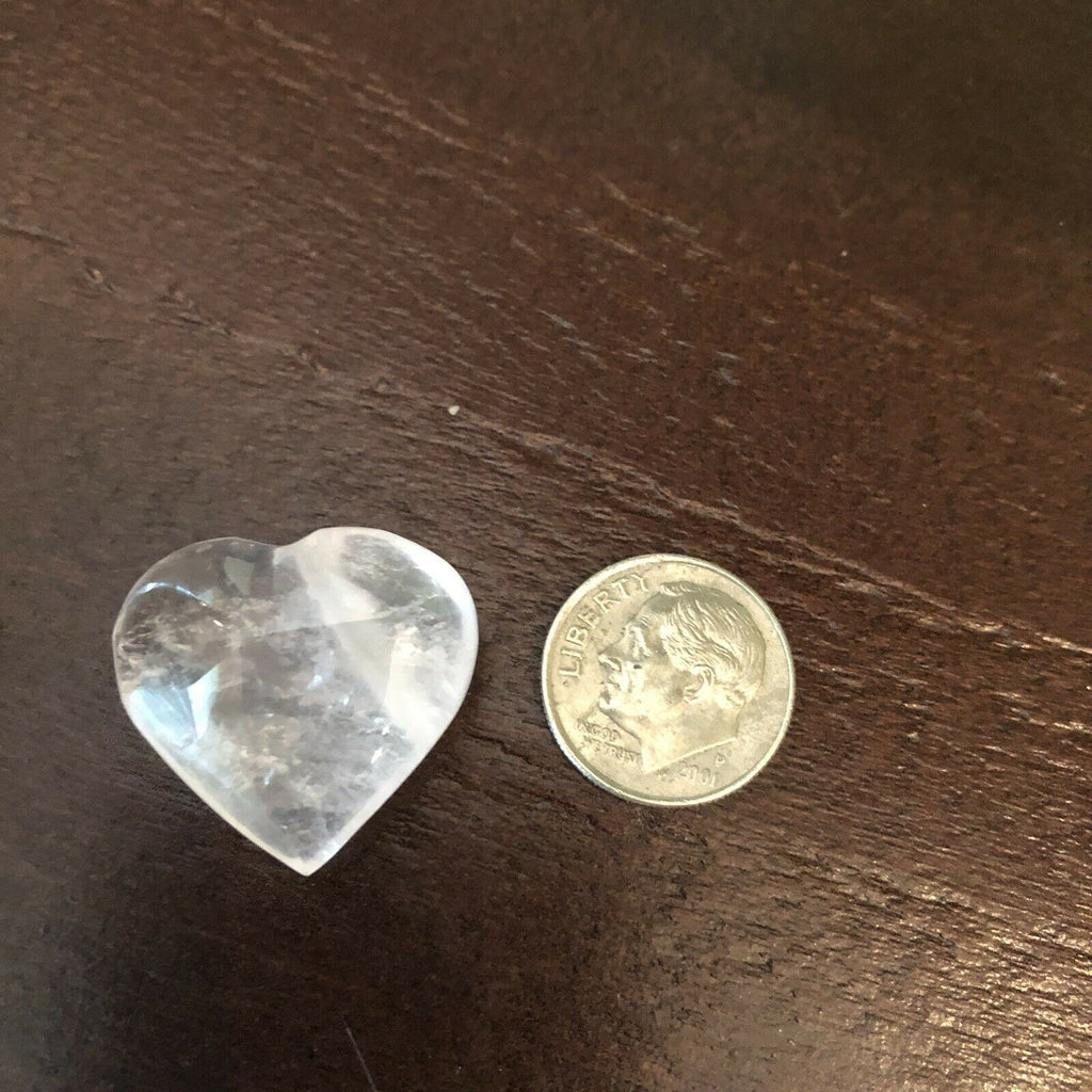 Tumbled Rose Quartz Heart Shaped Gemstones (1 Stone)