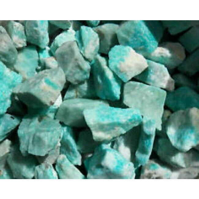 Blue AMAZONITE Crystal Rough Gemstones