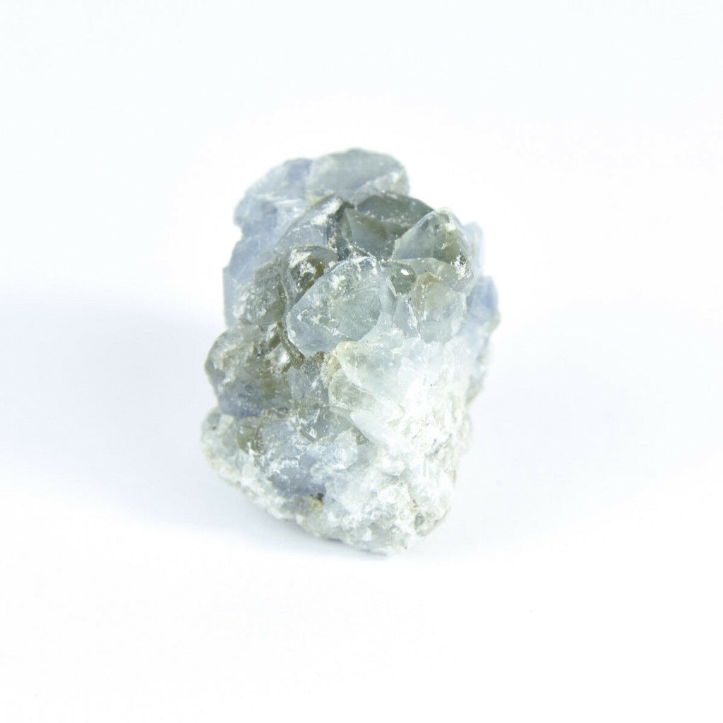 马达加斯加天青石水晶德鲁兹 4.1 盎司