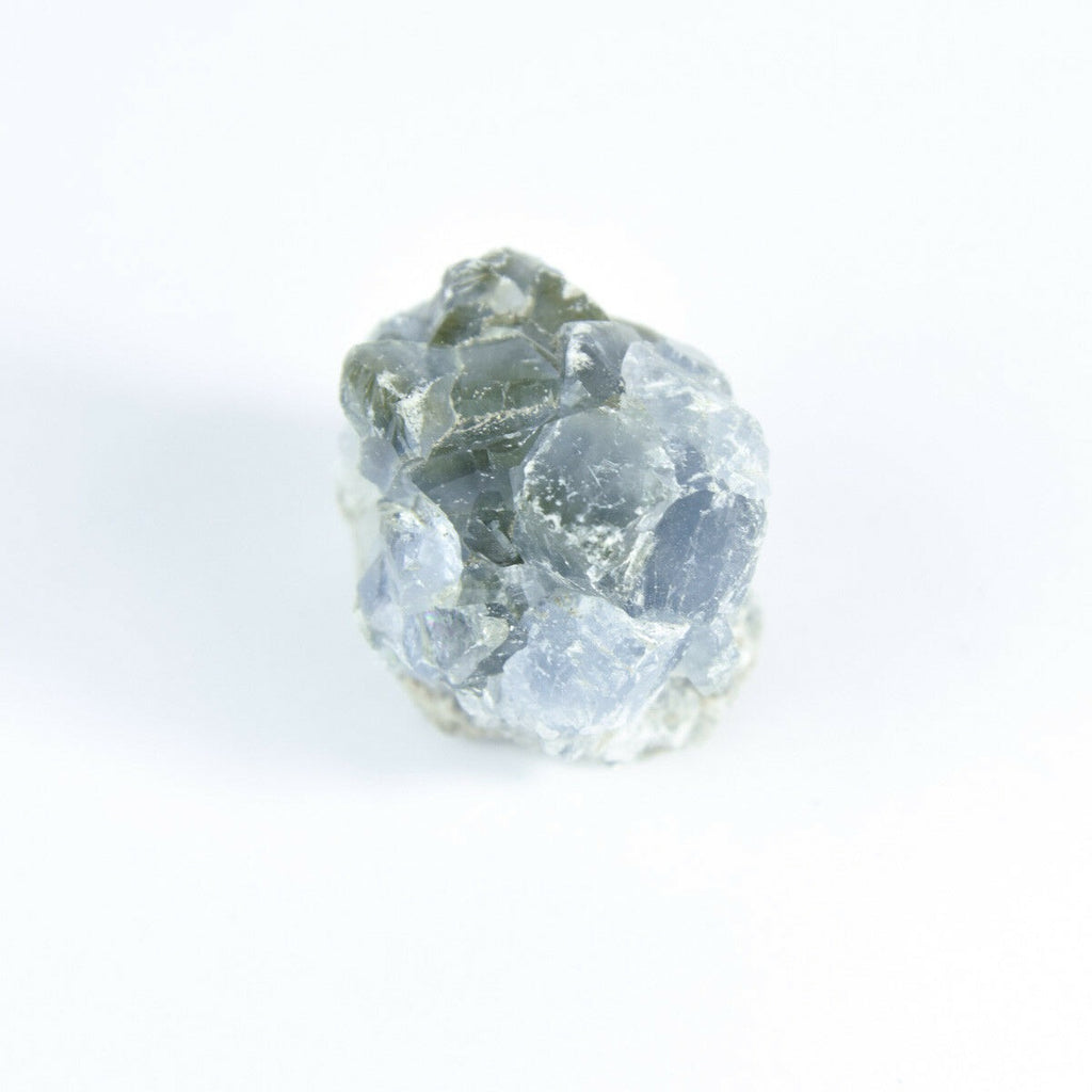 马达加斯加天青石水晶德鲁兹 4.1 盎司