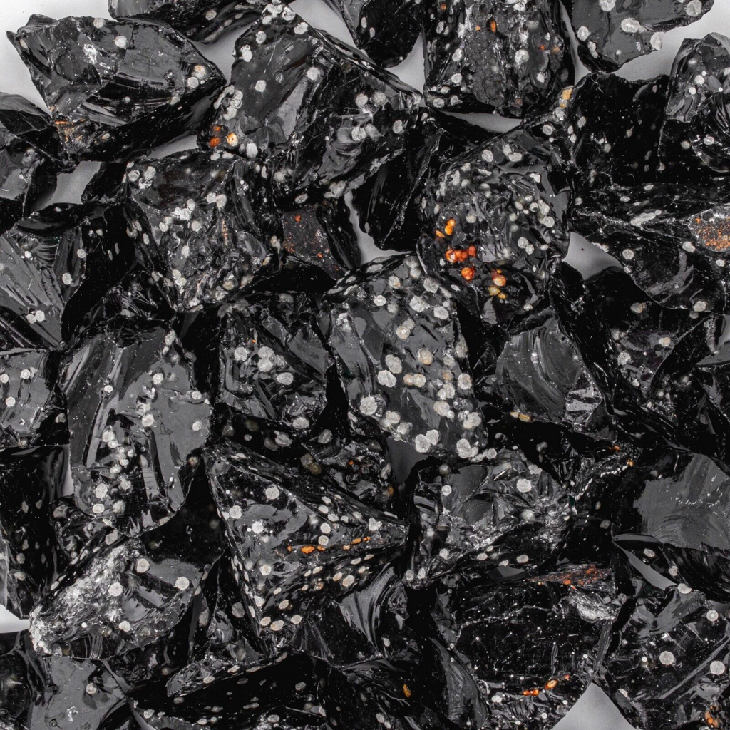 Rough/Raw Snowflake Obsidian Gemstone Crystals Bulk