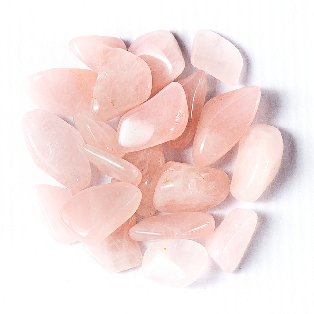 50 Grams of Tumbled Rose Quartz Gemstone Crystals