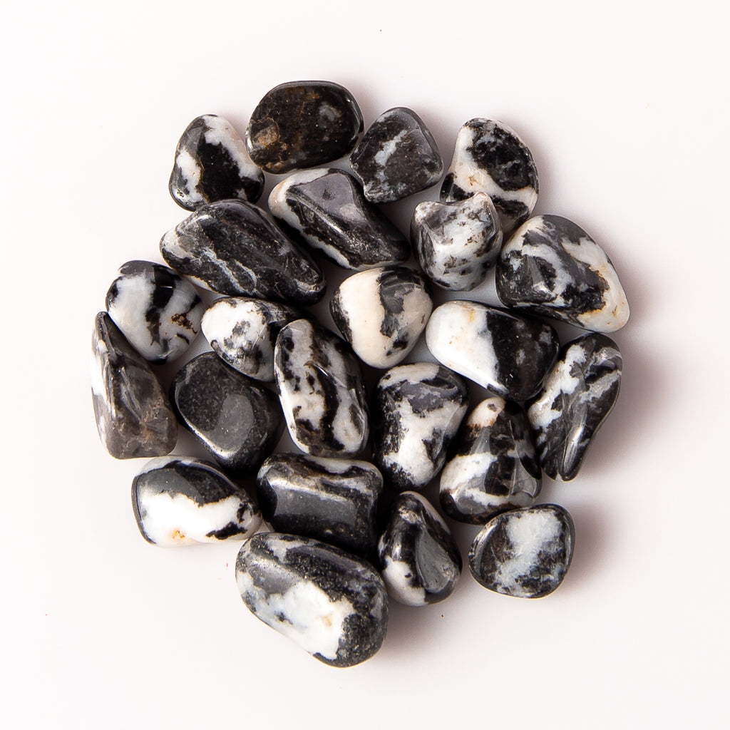 50 Grams of Small Tumbled Zebra Stone Gemstone Crystals