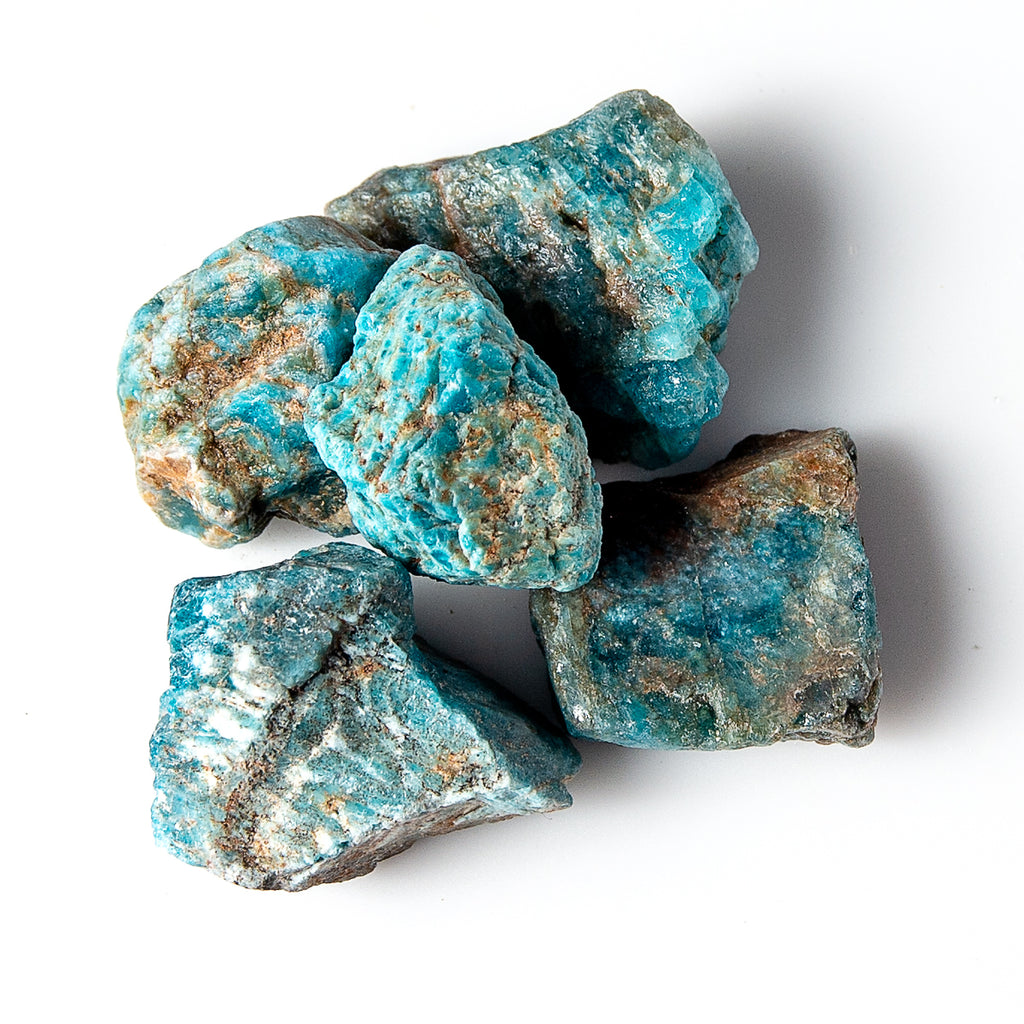 Rough Blue Apatite Natural Unheated Stones