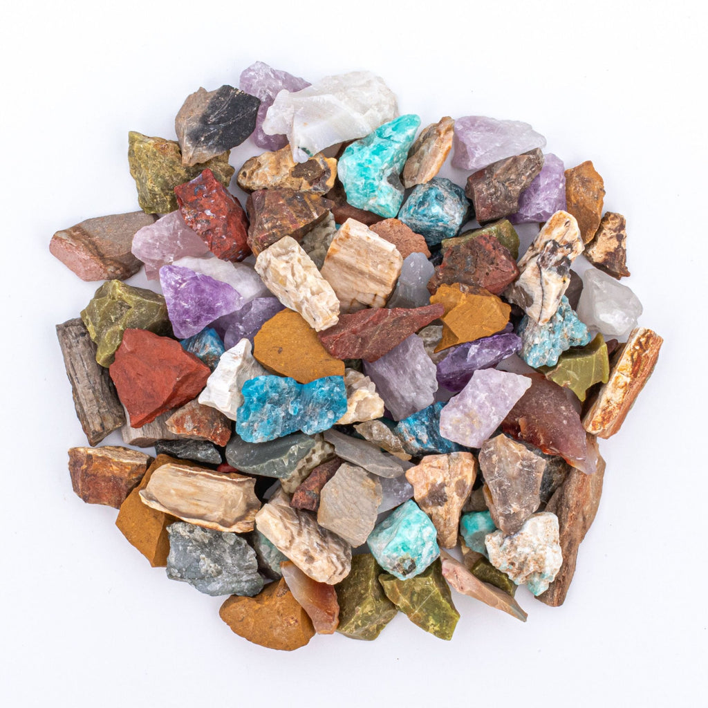 1 Pound of Extra Small Madagascar Crafters Gemstone Crystal Mix