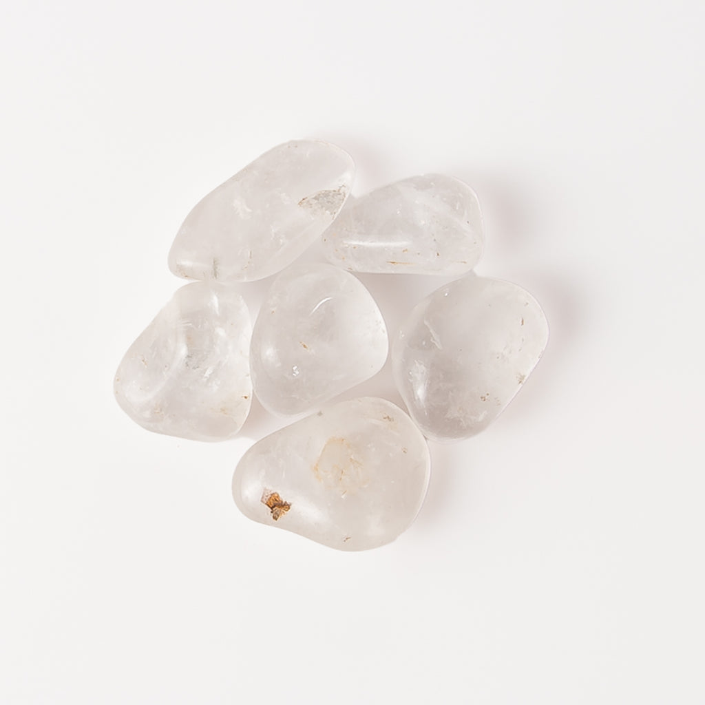 50 Grams of Small Tumbled Clear Quartz Gemstone Crystals
