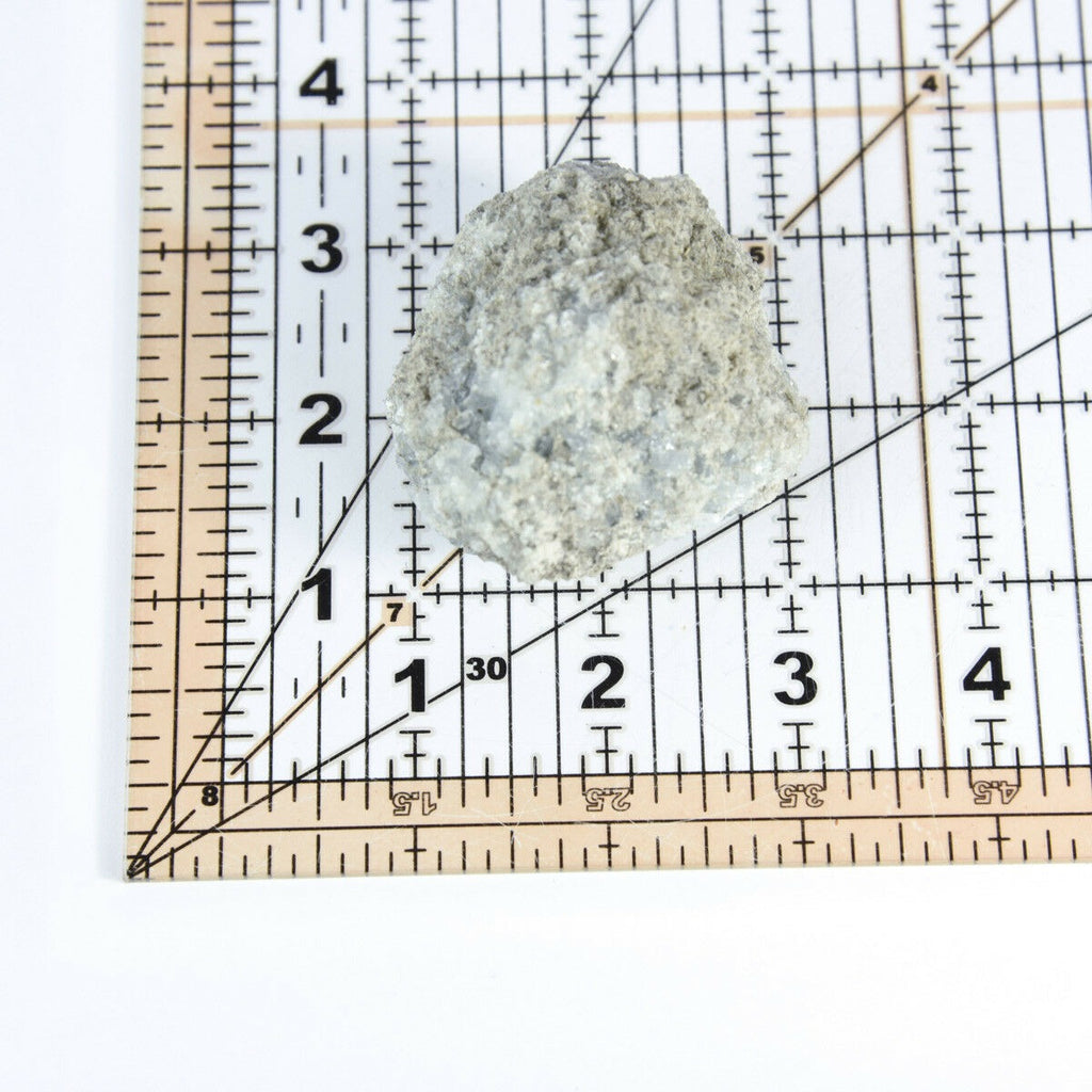 马达加斯加天青石水晶 druzy 簇天空蓝色晶洞矿物 5.8 盎司