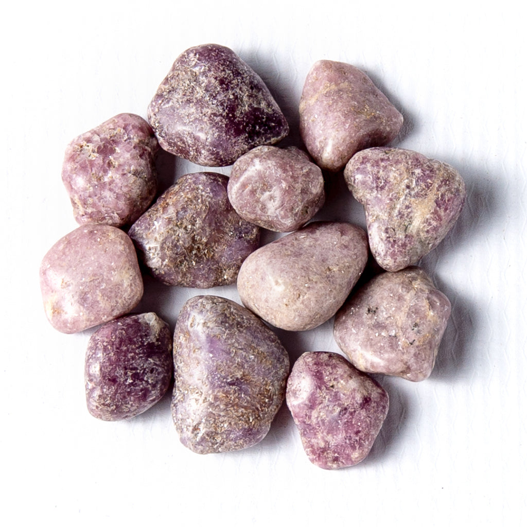 50 grams Tumbled purple Lepidolite Gemstones