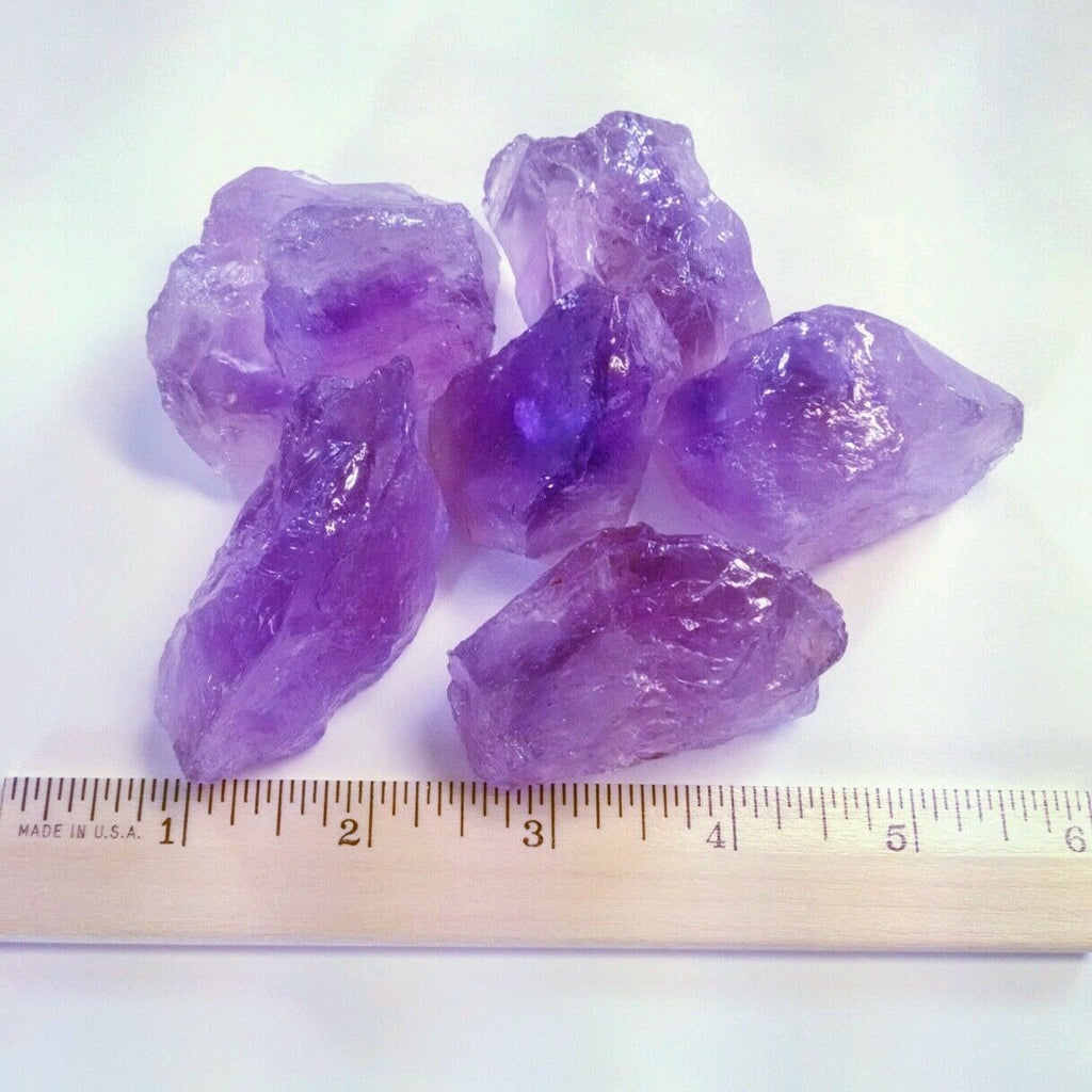 Beautiful AMETHYST Chunks Geode Minerals Natural Purple Gemstones