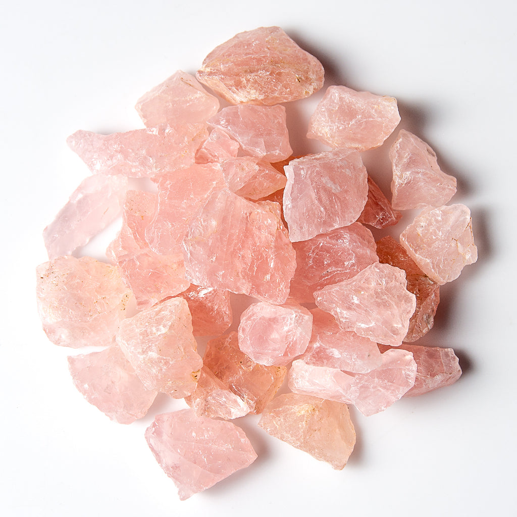 Natural Pink Rough Rose Quartz Crystal