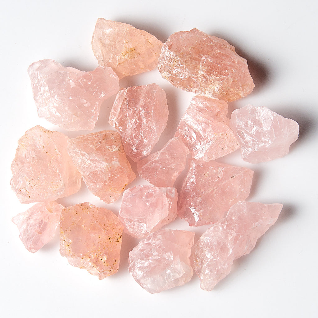 Natural Pink Rough Rose Quartz Crystal