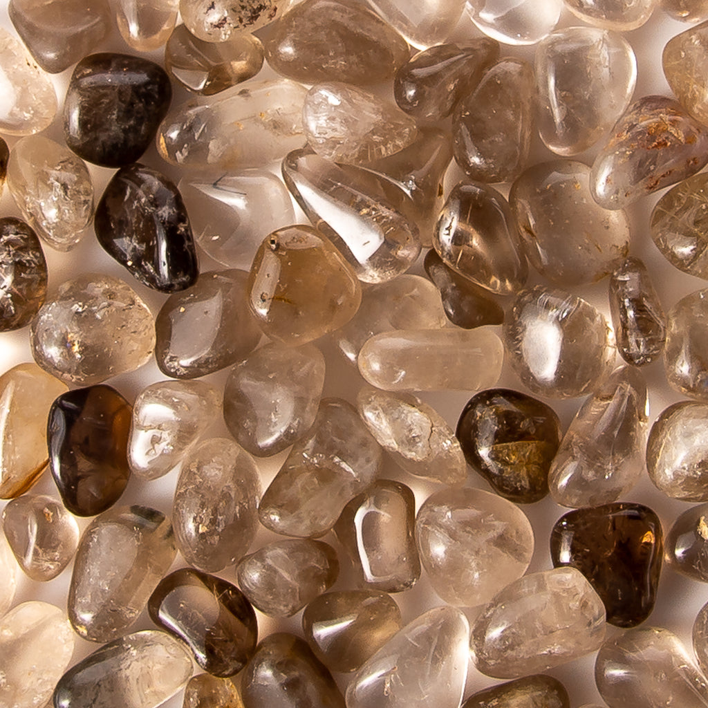 Small Tumbled Smoky Quartz Gemstone Crystals Bulk