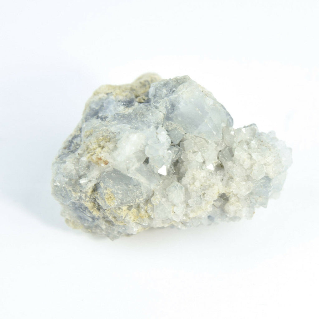 Madagascar Celestite Crystal druzy cluster sky Blue Geode Mineral 7.1oz