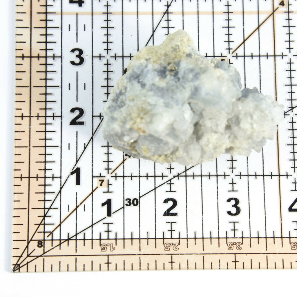 Madagaskar Celestite Crystal druzy cluster nebe Modrý Geode Minerál 7,1 oz