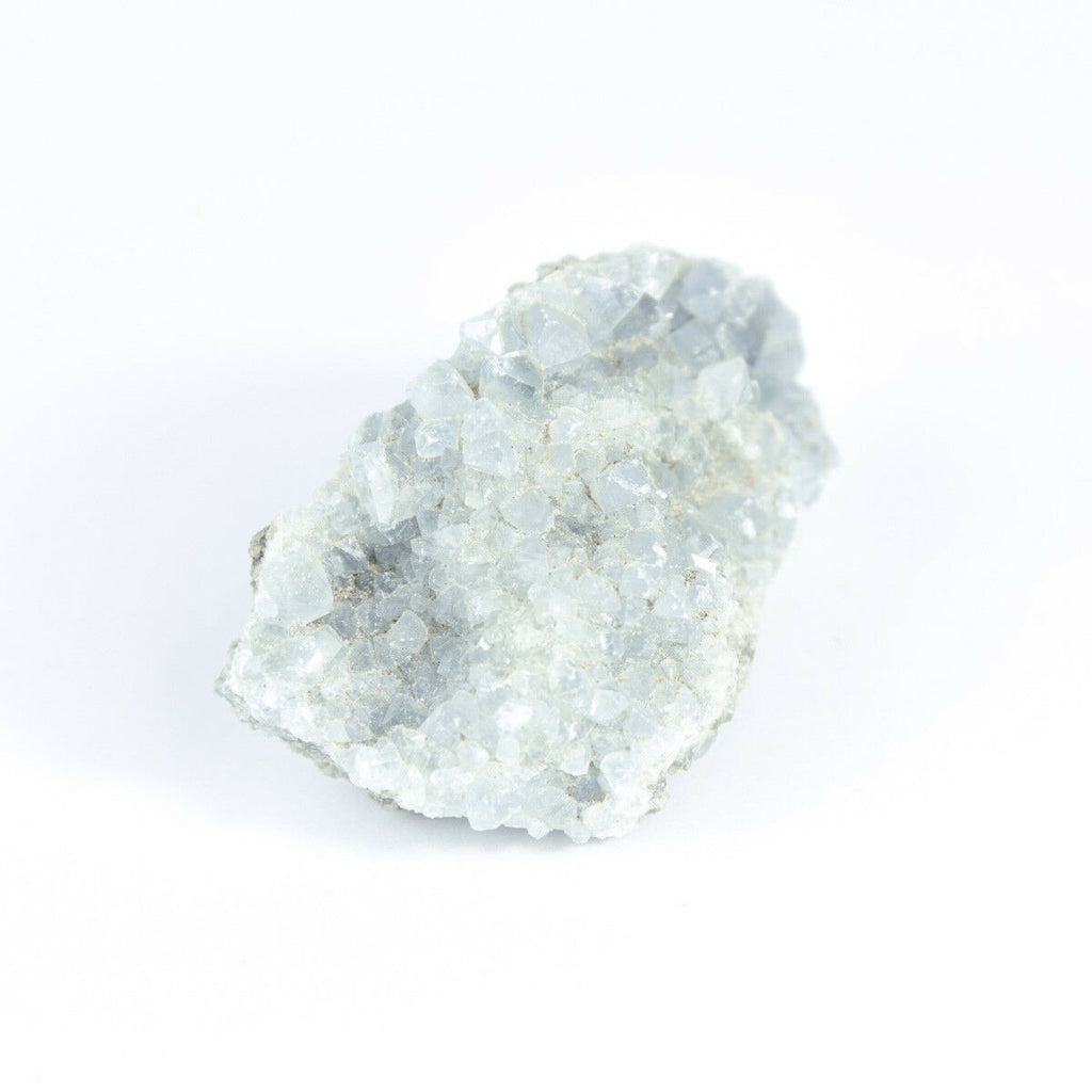 Madagascar Celestite Crystal druzy cluster sky Blue Geode Mineral 4.4oz