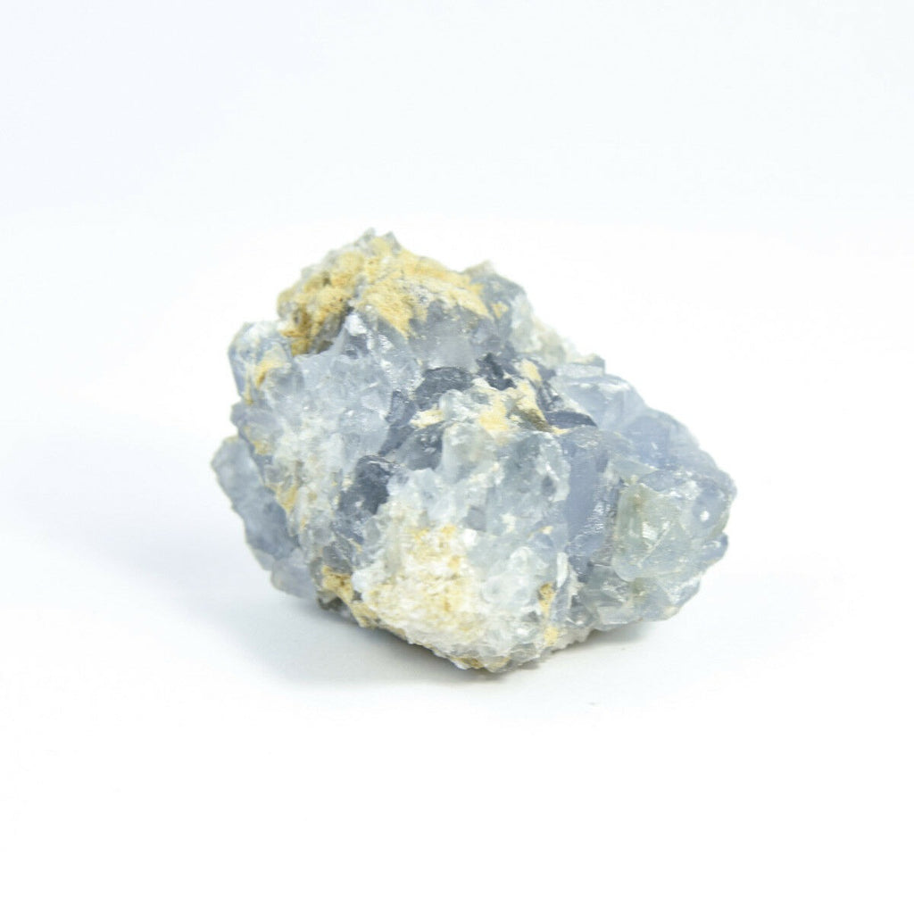 Madagaskar Celestite Crystal druzy cluster obloha Blue Geode Mineral 6,9 oz