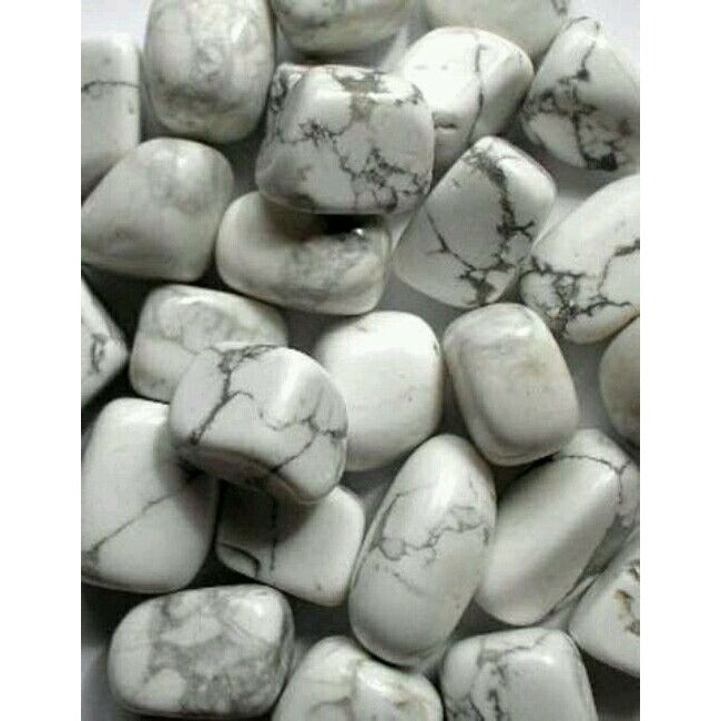 Best Tumbled White Turquoise Howlite Gemstones